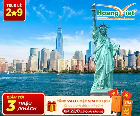 Tour Du Lịch Mỹ Liên Tuyến Tây Đông: Khám Phá Mùa Hè Xứ Cờ Hoa (12 Ngày 11 Đêm)
