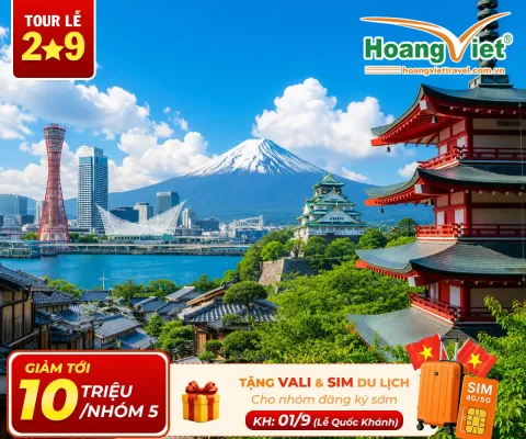 Tour Du Lịch Nhật Bản 6 Ngày 5 Đêm: Cung Đường Vàng Rực Rỡ