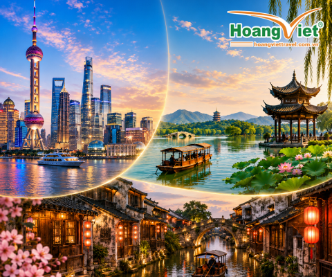 Tour Du Lịch Thượng Hải Hàng Châu Ô Trấn 5 Ngày 4 Đêm