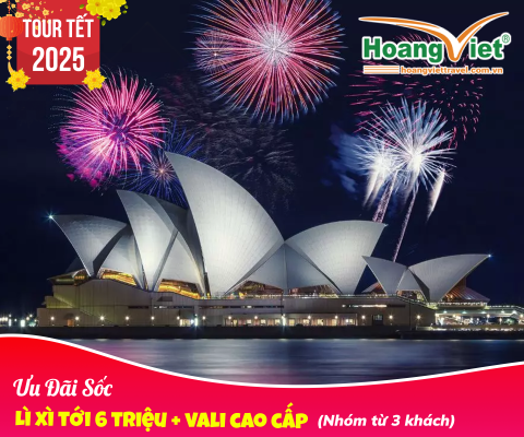 TOUR DU LỊCH ÚC TẾT ÂM LỊCH BAY THẲNG VIETNAM AIRLINES 