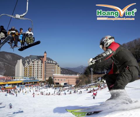 TOUR HÀN QUỐC TẾT NGUYÊN ĐÁN: SEOUL – KHU TRƯỢT TUYẾT YANGJIPINE – CÔNG VIÊN LOTTE WORLD 5N4Đ BAY JEJU AIR