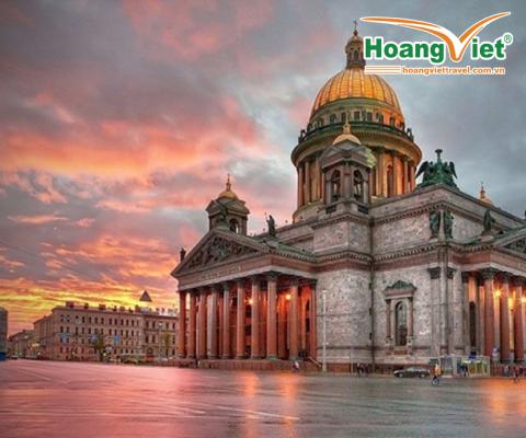 TOUR NGA 7 NGÀY 6 ĐÊM: SÀI GÒN// HÀ NỘI - MATXCOVA – ST. PETERSBURG -MATXCOVA - HÀ NỘI// SÀIGÒN