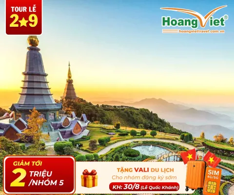 Tour Thái Lan Chiang Mai – Chiang Rai: Khám Phá Đóa Hồng Phương Bắc Bay Thai AirAsia