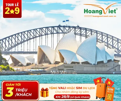 TRẢI NGHIỆM NƯỚC ÚC VỚI CUNG ĐƯỜNG TOUR ĐỘC ĐÁO BAY VIETNAM AIRLINES