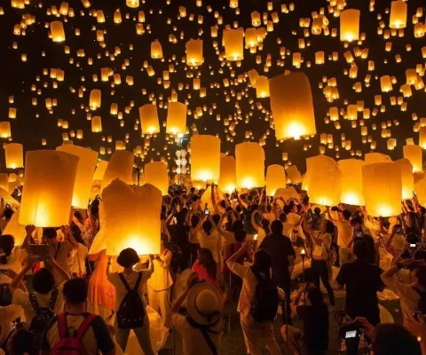 CHƯƠNG TRÌNH CHIANGMAI LỄ HỘI THẢ ĐÈN TRỜI YIPENG BAY THAI AIRASIA
