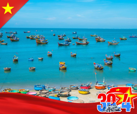 CHƯƠNG TRÌNH DỊP LỄ 30/4 HÀ NỘI – PHAN THIẾT – SÀI GÒN – HÀ NỘI BAY  VIETNAM AIRLINES