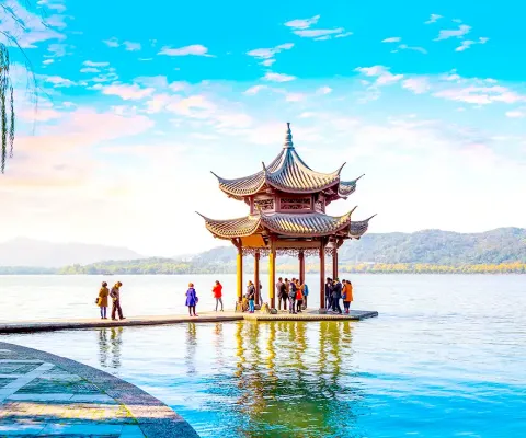 CHƯƠNG TRÌNH THAM QUAN THƯỢNG HẢI – FREEDAY – TÂY Ô TRẤN – HÀNG CHÂU NO SHOPPING BAY CHINA AIR