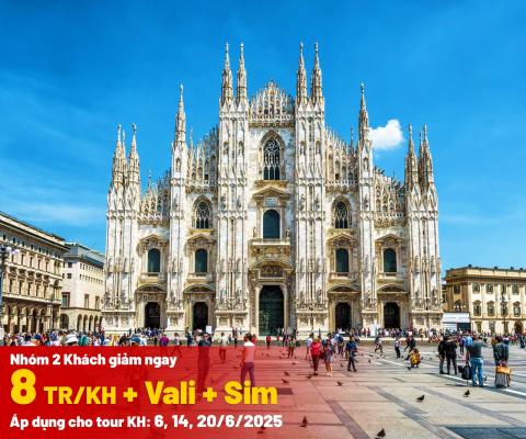 CUNG ĐƯỜNG VÀNG CHÂU ÂU Ý – THUỴ SĨ – PHÁP BAY QATAR AIRWAYS 5*