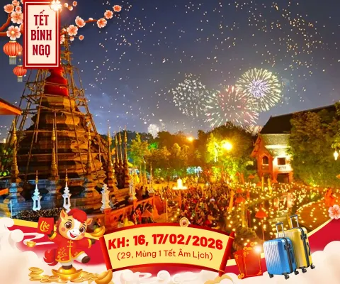 DU LỊCH THÁI LAN TẾT NGUYÊN ĐÁN 2026 HÀ NỘI - BANGKOK – PATTAYA- ĐẢO CORAL – SHOW ALCAZAR – BAIYOKE SKY - HÀ NỘI BAY VIETJET AIR (BAY CHIỀU)