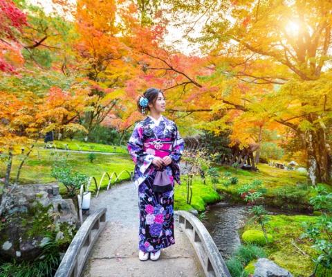Tour Nhật Bản Từ Hà Nội Mùa Thu: Osaka – Kobe – Kyoto – Núi Phú Sĩ – Tokyo Bay Vietjet Air