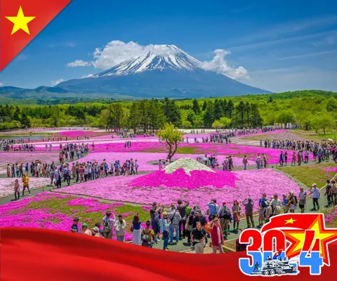 KHÁM PHÁ NHẬT BẢN DỊP LỄ 30/04/2026 HÀ NỘI- OSAKA –KOBE–NAGOYA- KYOTO – NÚI PHÚ SĨ – LỄ HỘI HOA CHI ANH- TOKYO BAY VIETJET AIR