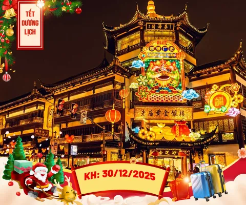 KHÁM PHÁ THƯỢNG HẢI – HÀNG CHÂU – Ô TRẤN NO SHOPPING – 01 FREEDAY BAY CHINA AIR