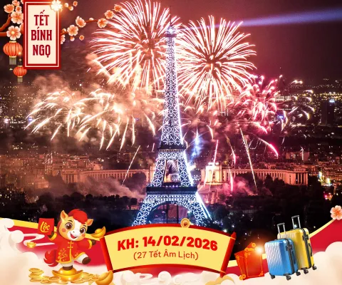 TOUR CHÂU ÂU TẾT BÍNH NGỌ 2026 Ý – VATICAN – THUỴ SĨ – PHÁP BAY TURKISH AIRLINES