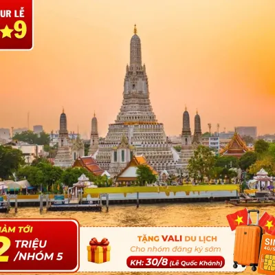 Tour Du Lịch Thái Lan 5 Ngày 4 Đêm: Bangkok – Pattaya – Đảo Coral – Show Alcazar – Baiyoke Sky Bay Vietnam Airlines