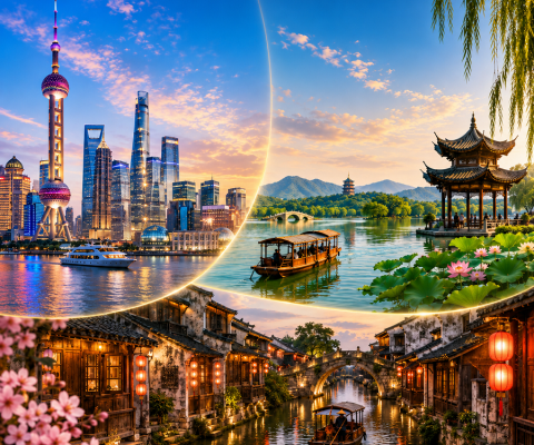 Tour Du Lịch Thượng Hải Hàng Châu Ô Trấn 5 Ngày 4 Đêm