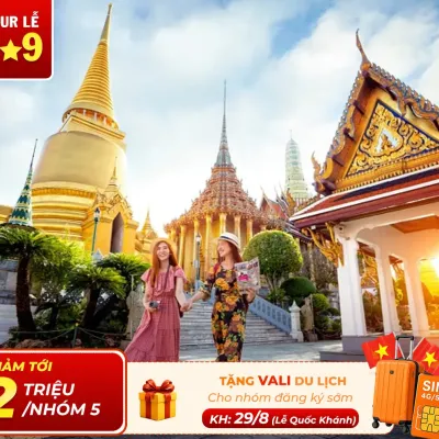 Tour Thái Lan Lễ 2/9: Bangkok – Pattaya – Jomtien – Vườn Nong Nooch – Baiyoke Sky Bay Thai AirAsia