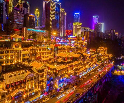  TRÙNG KHÁNH - HỒNG NHAI ĐỘNG - LÃO QUÂN ĐỘNG - CÔNG VIÊN GẤU TRÚC - TỪ KHÍ KHẨU BAY WEST AIR
