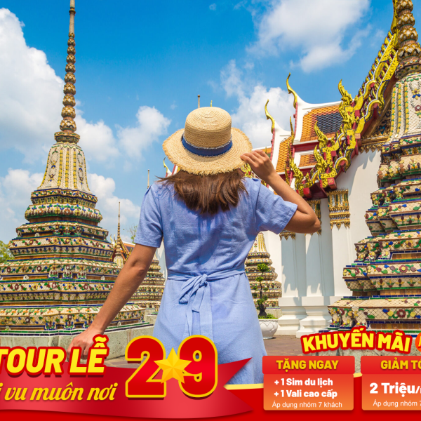 DU LỊCH THÁI LAN NGHỈ LỄ QUỐC KHÁNH 02/09 BAY THAI AIR ASIA