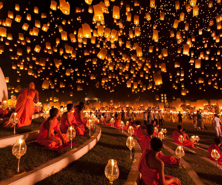  Tour Chiang Mai 5N4Đ: Lễ Hội Thả Đèn Trời Yi Peng – Chiang Rai Bay Thai AirAsia