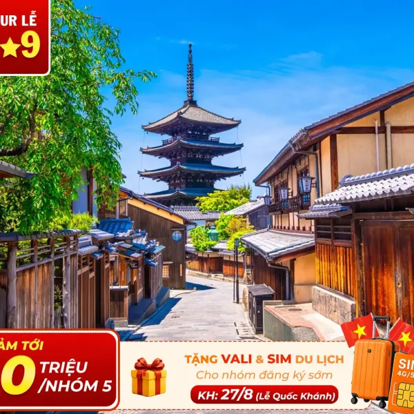 Tour Nhật Bản Từ Hà Nội Mùa Hè: Osaka – Kobe – Kyoto – Nagoya – Núi Phú Sĩ – Tokyo
