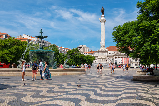 Quảng Trường Rossio Lisbon Bồ Đào Nha