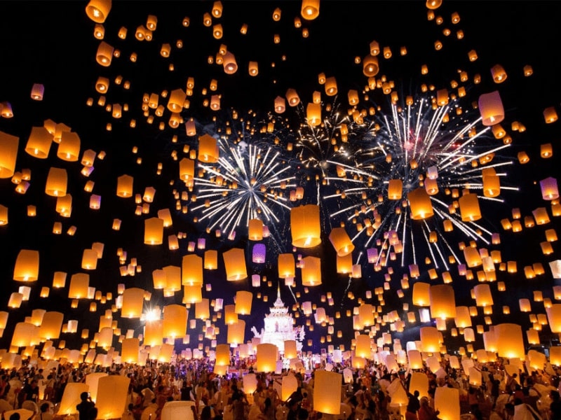 Tất tần tật về lễ hội thả đèn Thái Lan - Yi Peng ở Chiang Mai