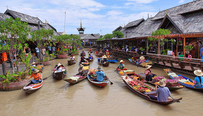 Cẩm nang khám phá chợ nổi Pattaya - chợ nổi bốn miền