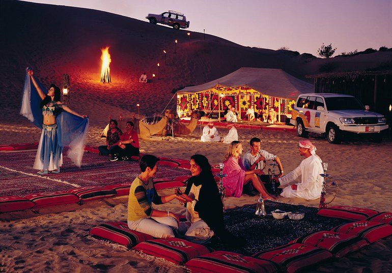 Dubai Sahara Desert Safari with Dune Bashing and Camping 2022 - Viator