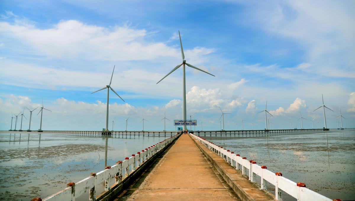 Khám phá công trình điện gió Bạc Liêu