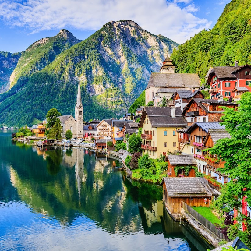 khám phá cổ tích Hallstatt trong lòng nước Áo!