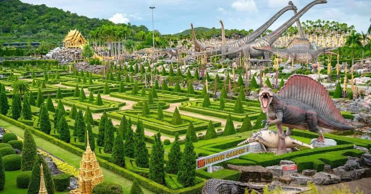 Vẻ đẹp vườn thực vật Nong Nooch ở Thái Lan