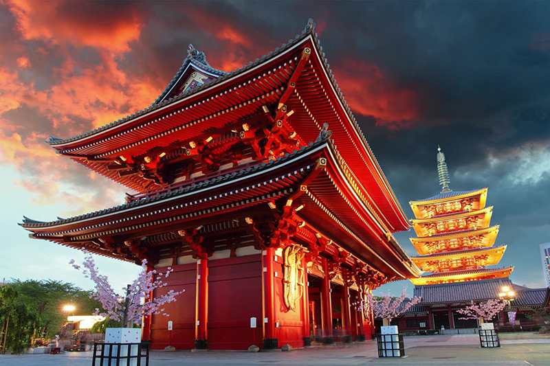 Đền Thờ Sensō-ji, Tokyo, Japan ( Nhật Bản )