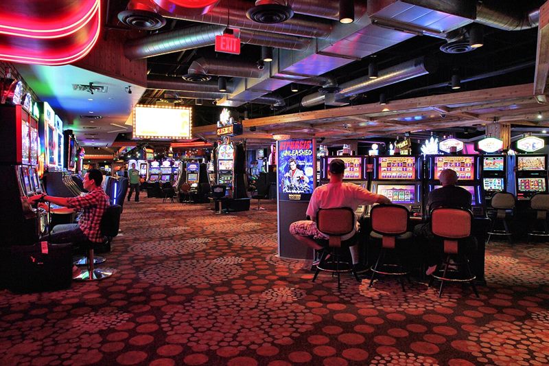 Bên trong một casino trên Strip Las Vegas