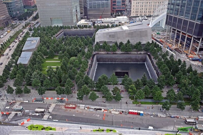 Đài tưởng niệm 11/9 tại khu World Trade Center New York
