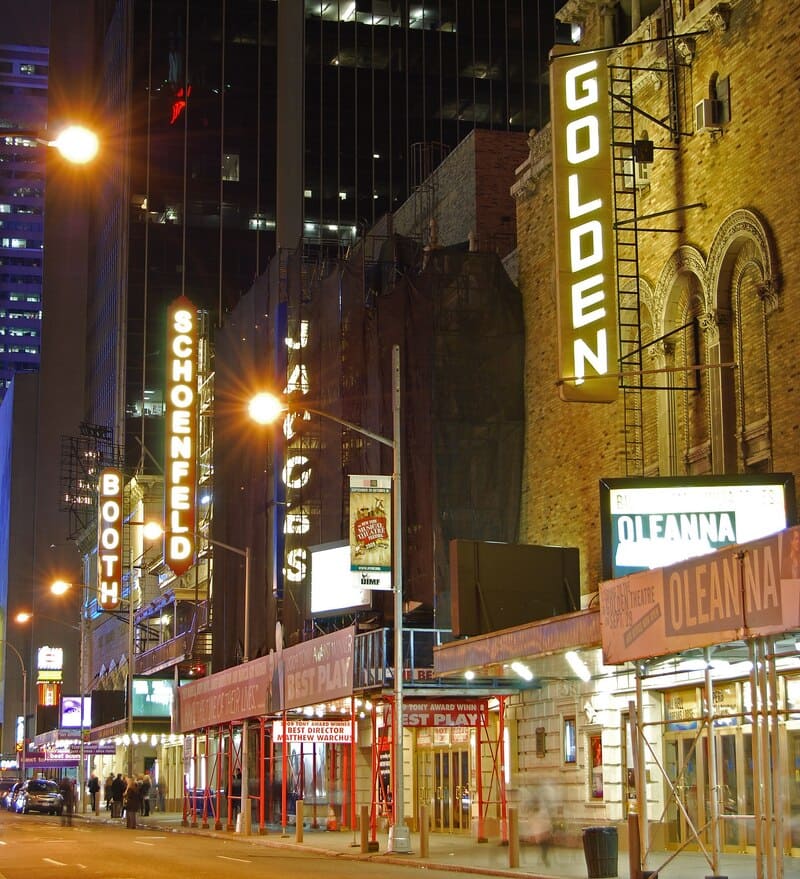 Sân khấu nhạc kịch Broadway nổi tiếng ở New York