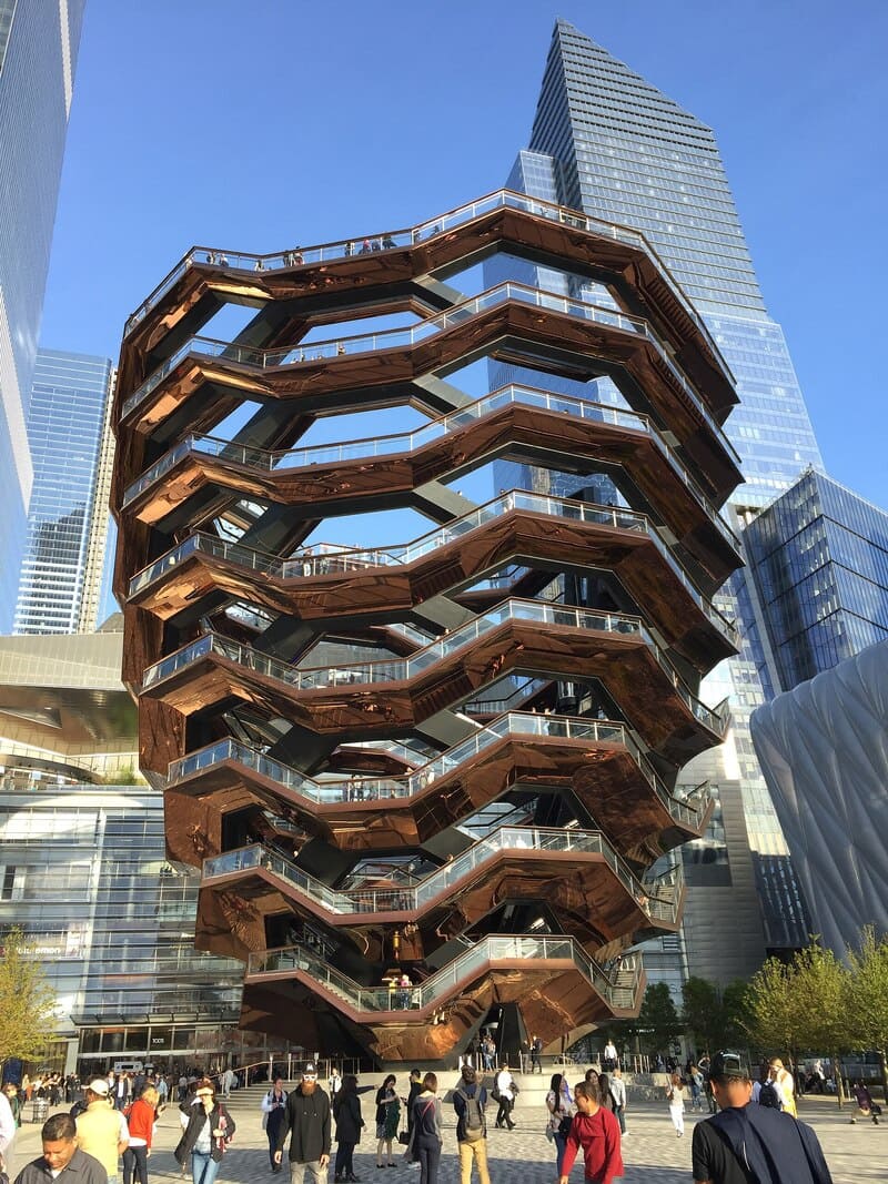 Công trình Vessel tại khu Hudson Yards New York